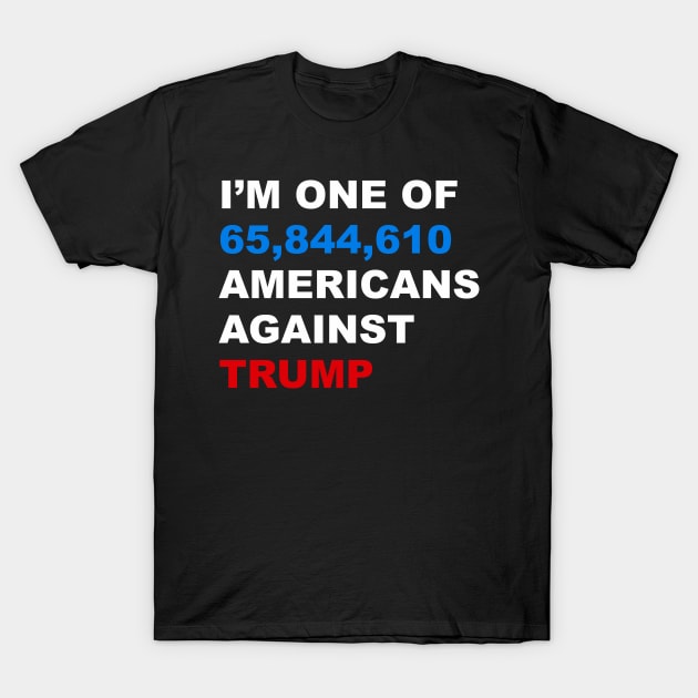 I'm One of 65844954 americans against trump T-Shirt by ajarsbr